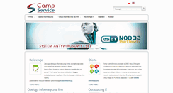 Desktop Screenshot of compservice.pl